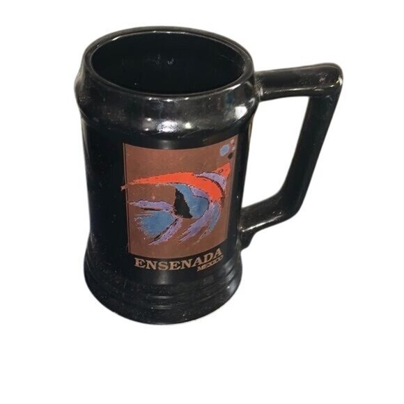 Ensenada Mexico Souvenir Mug With Colorful Fish Design - Picture 1 of 7